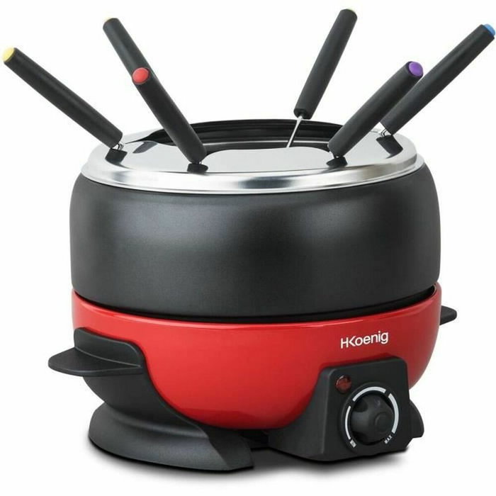 H.Koenig ALP1800 Appareil à fondue Rouge/Noir