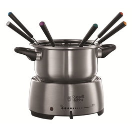 Russell Hobbs 22560-56 Fondue Électrique Fiesta 2 Litres, Fonction Maintien de la Chaleur, Bol Inox Lavable Lave-vaisselle