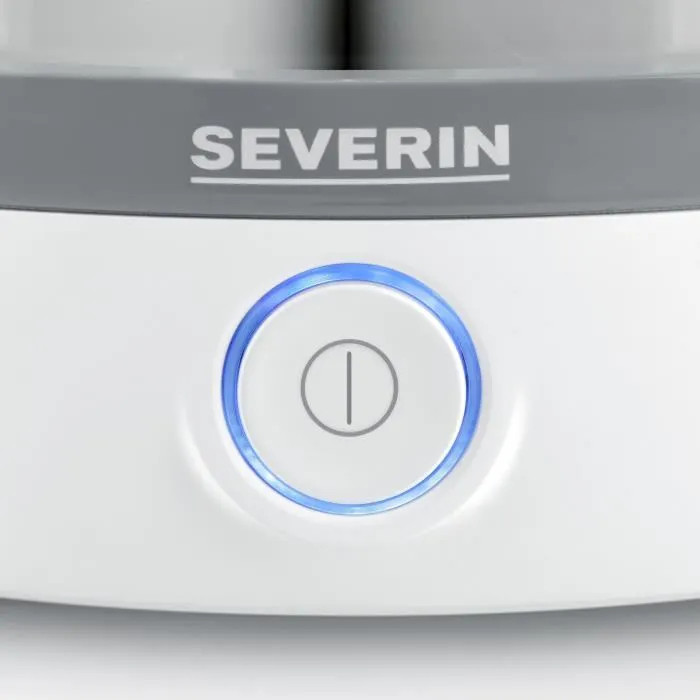 Severin Yaourtiere JG3518, 7 pots de 150 ml sans BPA, 13W - Compacte avec voyant LED, poignée et enrouleur de câble