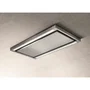 Elica PRF0142094 Hotte de plafond Cloud Seven IX 90 cm Inox - Extraction ou filtration - 760 m³/h - 3 vitesses - Classe A++ - Télécommande
