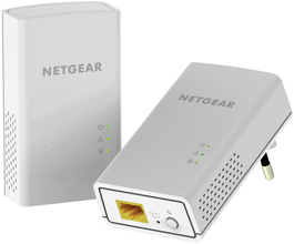 Netgear PLW1000-100PES Kit Powerline Wi-Fi AC1000 - Station CPL sans fil avec port Ethernet Gigabit et WPS - Blanc