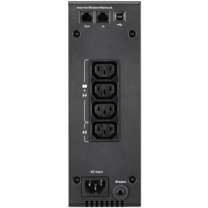 Eaton 5S 5S500I - Onduleur Tour Line-Interactive, 550VA, 4 Prises IEC 10A, Parafoudre, Port USB