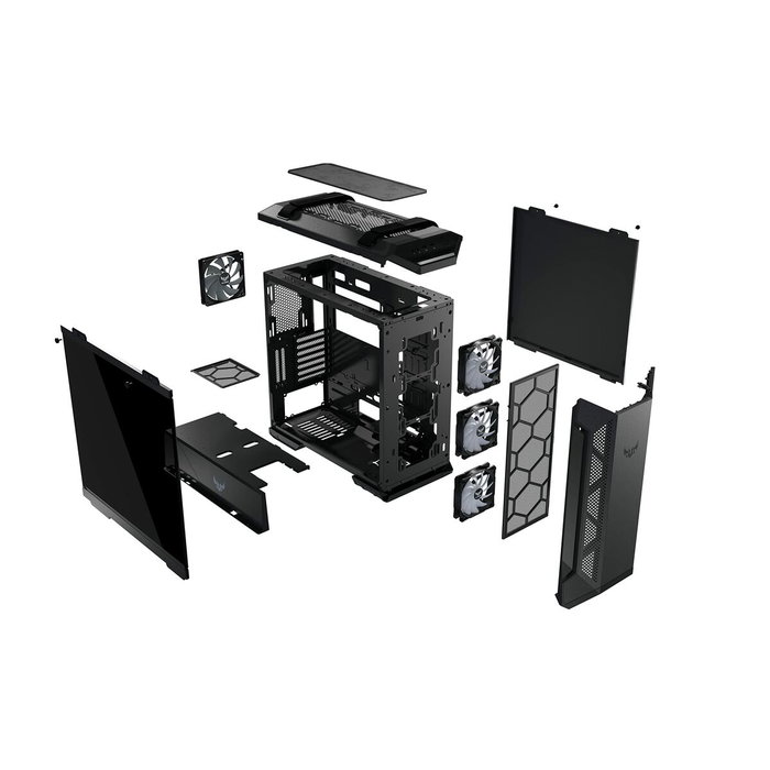 Asus TUF Gaming GT501 Boîtier PC Moyen Tour ATX Noir