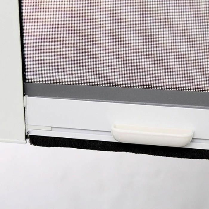 Stor Insect Moustiquaire de fenêtre enroulable verticale en PVC, L100 x H145 cm