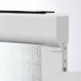 Stor Insect Moustiquaire de fenêtre enroulable verticale en PVC, L100 x H145 cm
