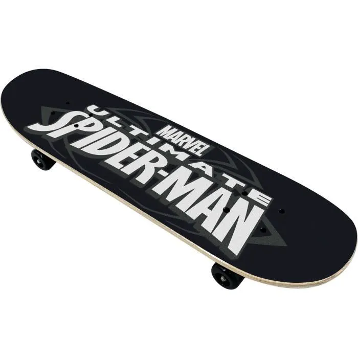 Stamp Skateboard SPIDERMAN 28" x 8" - Disney - Truck PP haute résistance - Plateau 9 couches en érable - Roues 50mm PVC - À partir de 6 ans