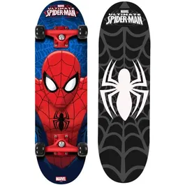 Stamp Skateboard SPIDERMAN 28" x 8" - Disney - Truck PP haute résistance - Plateau 9 couches en érable - Roues 50mm PVC - À partir de 6 ans