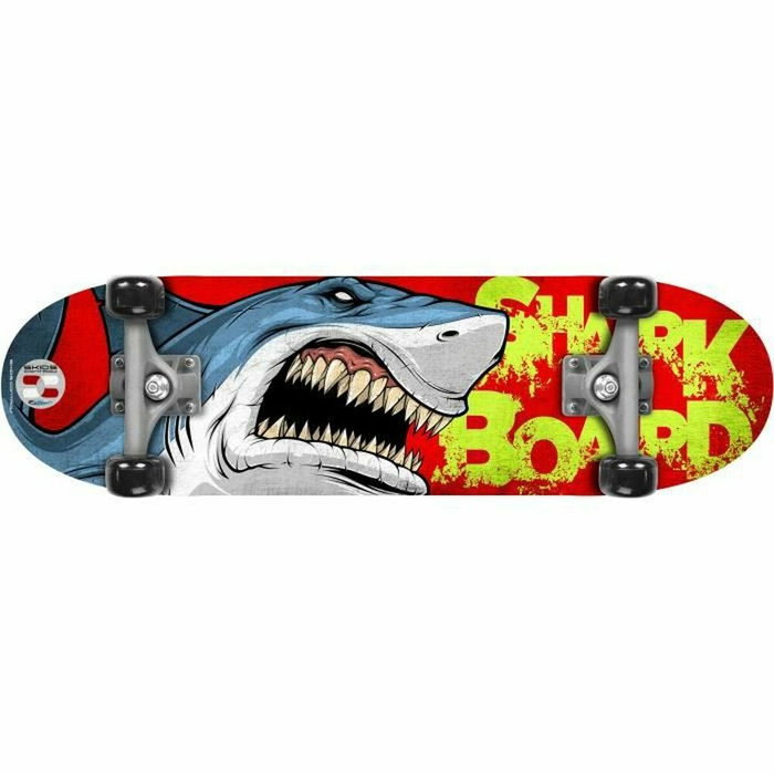 Stamp Skateboard Shark Skids Control 28 x 8