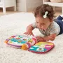 Vtech Baby Super Livre Enchanté des Baby Loulous - Livre interactif musical pour bébés 6 mois+ avec 6 comptines et boutons piano - Rose