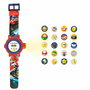 LEXIBOOK Lexibook Montre Digital Mario Kart Projetable - Montre-Bracelet Enfant avec 20 Images à Projeter, Message Codé et Bracelet Ajustable - Licence Nintendo - À Partir de 3 Ans