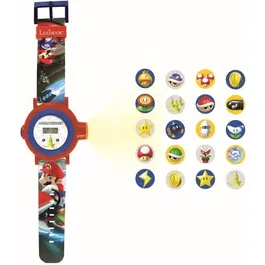 Lexibook - Montre de Projection Digitale Mario Kart pour Enfants - 20 Images à Projeter - Ajustable - A partir de 3 Ans - Référence: LEXIBOOK