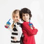 LEXIBOOK Walkie-Talkies Pat' Patrouille PAW PATROL - Paire avec portée de 120 m, accroche-ceinture, pour enfants dès 3 ans