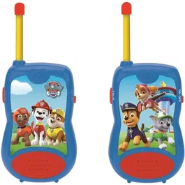 Lexibook Talkies-Walkies Pat' Patrouille pour enfants, portée 100 mètres, 2 canaux, piles 9V - Jeu d'aventure communicant