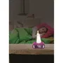 Lexibook Réveil Veilleuse Digital Lumineux 3D La Reine Des Neiges 2 (Frozen) pour Enfant - Écran LCD Rétro-éclairé, Effets Sonores, Alarme - Blanc et Violet
