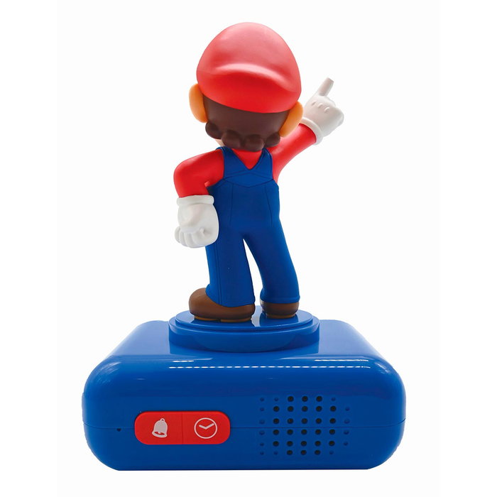 Lexibook Réveil Enfant Super Mario Rl800Ni avec Alarme et Sons du Jeu pour Filles et Garçons dès 3 Ans