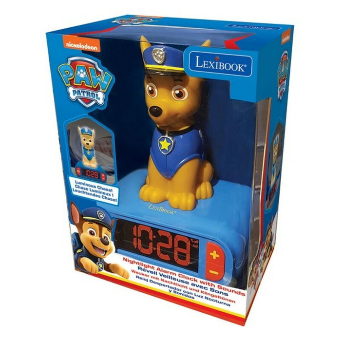 Lexibook Réveil veilleuse Pat' Patrouille Chase - Bleu