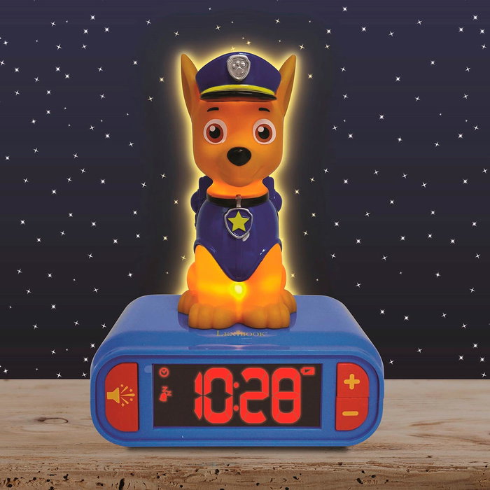 Lexibook Chase Patrulla Canina Rl800Pa - Réveil enfant avec veilleuse, son et lumière - Lexibook - Licencié Paw Patrol - Pour enfants +3 ans