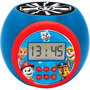 LEXIBOOK Réveil Projection Enfant Paw Patrol avec Écran LCD Rétroéclairé Bleu - Personnages Marshall, Rubble, Chase, Skye, Everest - Alarme Snooze et Minuteur