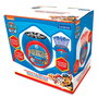 LEXIBOOK Réveil Projection Enfant Paw Patrol avec Écran LCD Rétroéclairé Bleu - Personnages Marshall, Rubble, Chase, Skye, Everest - Alarme Snooze et Minuteur