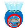 LEXIBOOK Réveil Projection Enfant Paw Patrol avec Écran LCD Rétroéclairé Bleu - Personnages Marshall, Rubble, Chase, Skye, Everest - Alarme Snooze et Minuteur