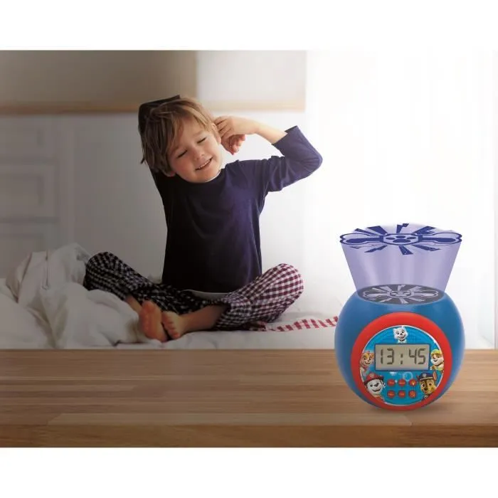 Lexibook Réveil Projecteur Pat' Patrouille avec Veilleuse Minuterie pour Enfants - Écran LCD Rétroéclairé, Alarme Snooze, Alimentation sur Piles Lexibook Réveil Projecteur Pat' Patrouille avec Veilleuse Minuterie pour Enfants - Écran LCD Rétroéclairé, Alarme Snooze, Alimentation sur Piles