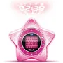 VTECH KidiMagic Starlight Rose - Réveil magique pour enfant 6-12 ans, langue française - Projection heure, étoile lumineuse, horloge parlante, radio, enceinte MP3, jeux