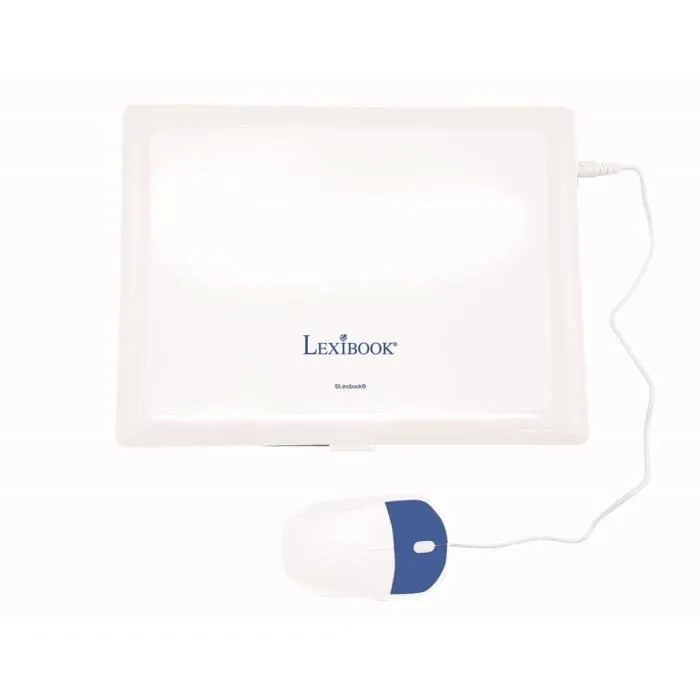 Lexibook Ordinateur Educatif Bilingue Enfant (Français/Anglais) avec 124 Activités, Grand Écran 5,1 x 9,7 cm, Apprentissage Mathématiques, Logique, Heure, Musique