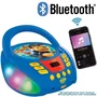 Lexibook Lecteur CD Bluetooth Paw Patrol Pat' Patrouille avec Effets Lumineux, Microphone et Audio Auxiliaire pour Enfants