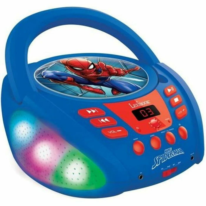 Lexibook Lecteur CD Spider-Man avec Bluetooth et Effets Lumineux Lexibook Lecteur CD Spider-Man avec Bluetooth et Effets Lumineux