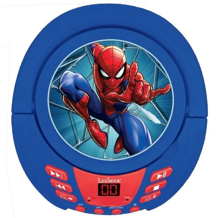 Lexibook Lecteur CD Spider-Man avec Bluetooth et Effets Lumineux Lexibook Lecteur CD Spider-Man avec Bluetooth et Effets Lumineux