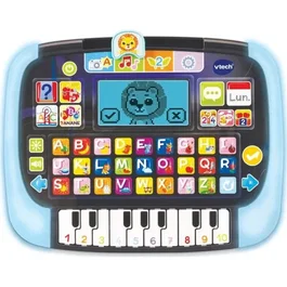 VTECH Tablette Éducative P'tit Genius Magic Light pour Enfants de 2 Ans et Plus - Noir/Bleu - Mixte