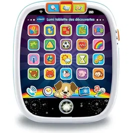 VTECH BABY Tablette Lumi des Découvertes Blanche - Jouet tactile et lumineux avec 25 touches pour l'éveil des bébés de 9 à 36 mois