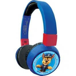 Lexibook Casque audio 2 en 1 pour enfants PAT' PATROUILLE - Bluetooth et filaire, pliable, limité à 85 dB, réglable, avec micro et contrôle