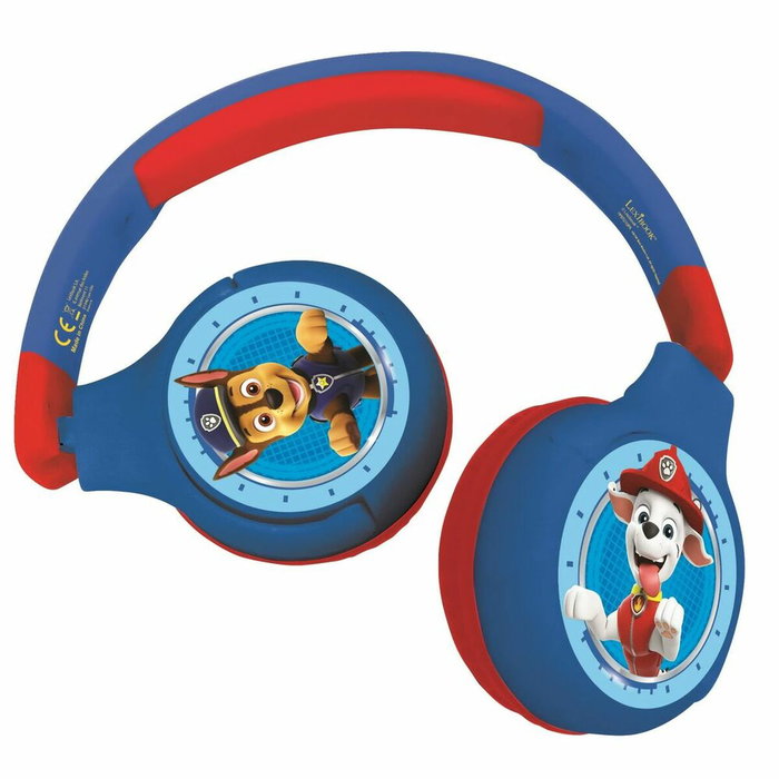 LEXIBOOK Casque 2-en-1 Pat' Patrouille Bluetooth et filaire