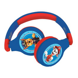 LEXIBOOK Auriculares Inalámbricos Paw Patrol Hpbt010Pa - Casque Audio Enfants 3 ans+ avec Bluetooth 5.0, Micro et Câble Jack Détachable