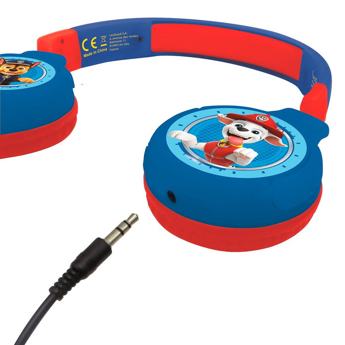 LEXIBOOK Auriculares Inalámbricos Paw Patrol Hpbt010Pa - Casque Audio Enfants 3 ans+ avec Bluetooth 5.0, Micro et Câble Jack Détachable LEXIBOOK Auriculares Inalámbricos Paw Patrol Hpbt010Pa - Casque Audio Enfants 3 ans+ avec Bluetooth 5.0, Micro et Câble Jack Détachable