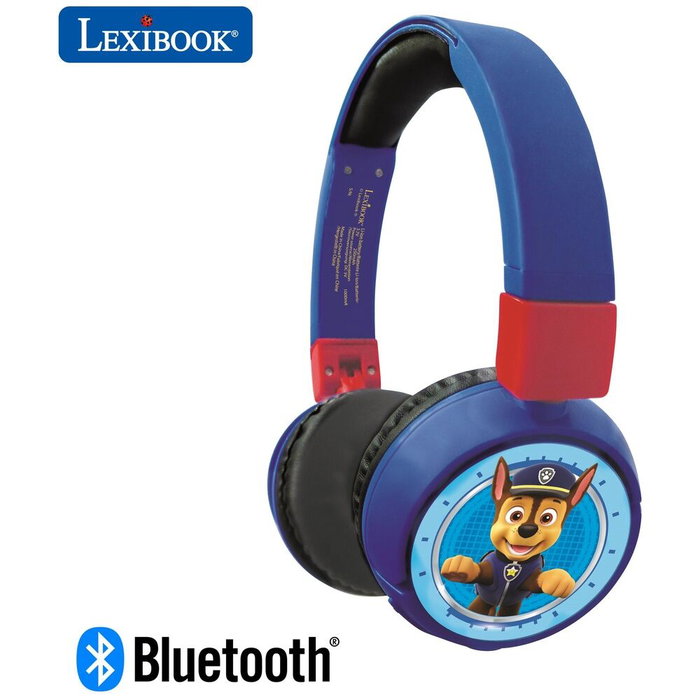 LEXIBOOK Casque 2-en-1 Pat' Patrouille Bluetooth et filaire