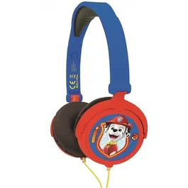 Lexibook Casque Stereo Enfant Filaire Pliable Pat' Patrouille - Limitation de Volume, Cable Detachable et Branchement 3.5 mm - Modele JY820FR