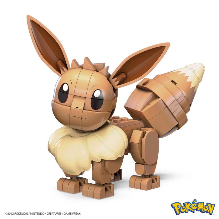 Mega Construx Pokémon Eevee - Ensemble de Construction en Blocs avec 228 Pièces - Modèle Articulé de plus de 10 cm - Jouet +7 Ans