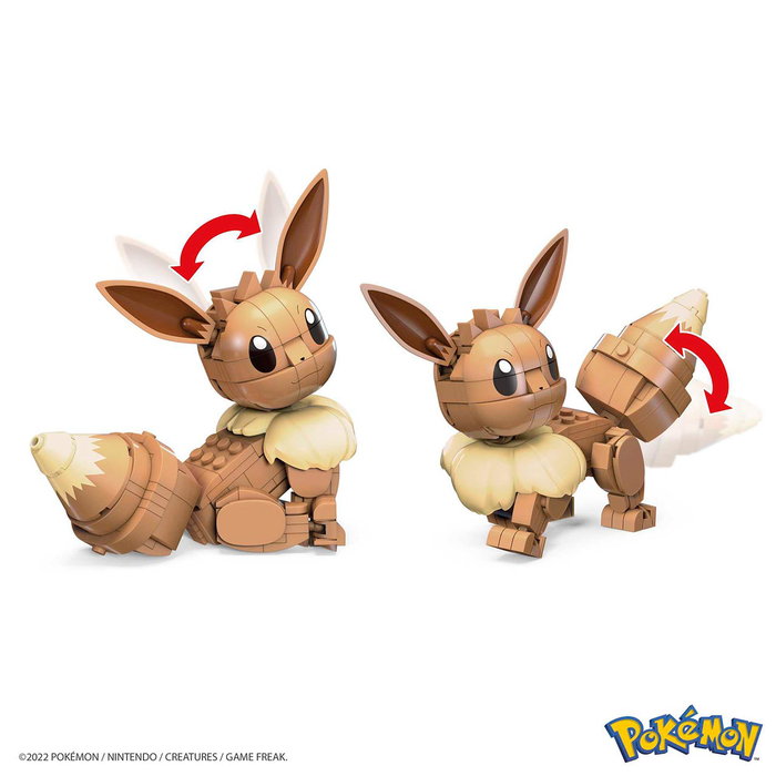 Mega Construx Pokémon Eevee - Ensemble de Construction en Blocs avec 228 Pièces - Modèle Articulé de plus de 10 cm - Jouet +7 Ans