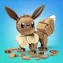 Personnage articulé Mega Construx Eevee Medium + 7 Ans 215 Pièces
