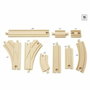 Brio Coffret Evolution Intermédiaire 16 Rails en Bois