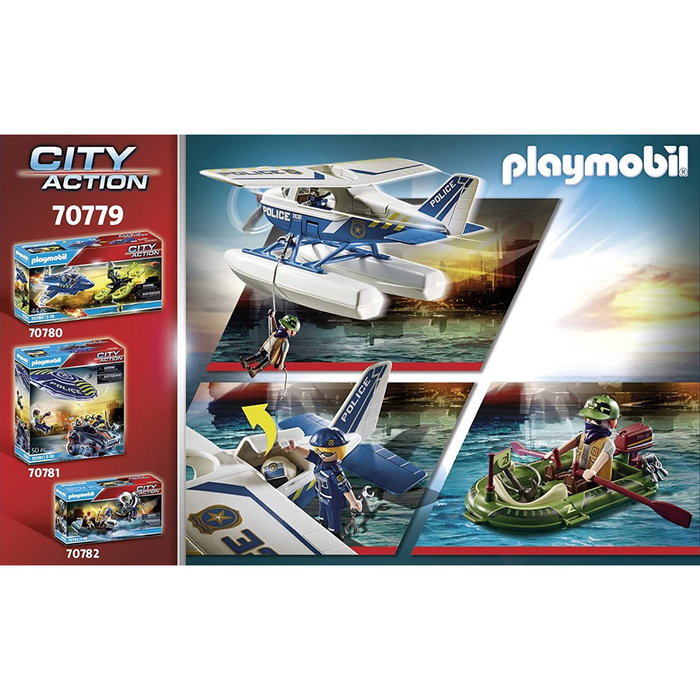 Playmobil Hydravion de police : poursuite de contrebandier