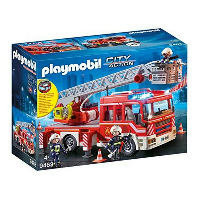 Playmobil Camion de pompiers avec échelle pivotante 9463 City Action