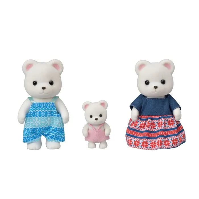 Sylvanian Families Famille Ours Polaire 5396 - Figurines articulées habillées (3 pièces) pour enfants à partir de 3 ans Sylvanian Families Famille Ours Polaire 5396 - Figurines articulées habillées (3 pièces) pour enfants à partir de 3 ans