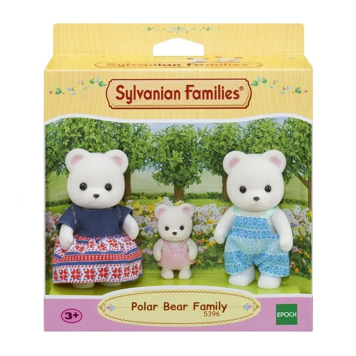 Sylvanian Families Famille Ours Polaire 5396 - Figurines articulées habillées (3 pièces) pour enfants à partir de 3 ans Sylvanian Families Famille Ours Polaire 5396 - Figurines articulées habillées (3 pièces) pour enfants à partir de 3 ans