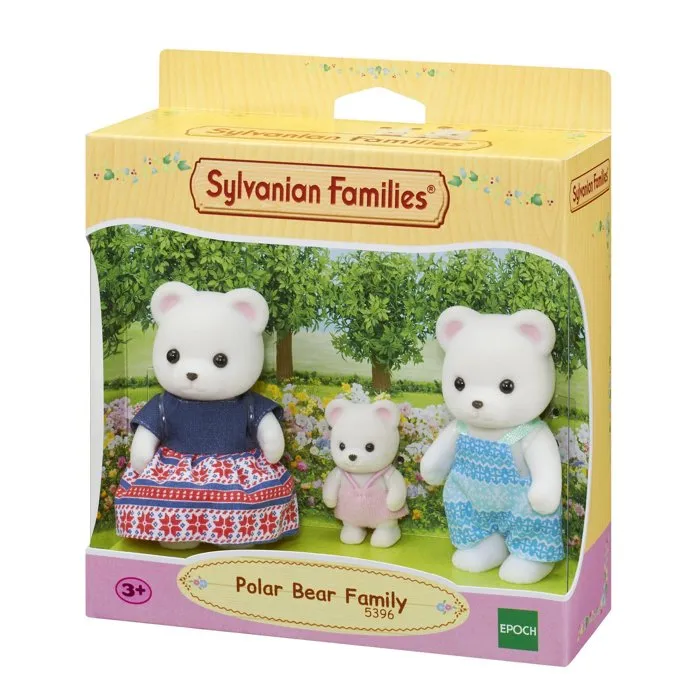 Sylvanian Families Famille Ours Polaire 5396 - Figurines articulées habillées (3 pièces) pour enfants à partir de 3 ans Sylvanian Families Famille Ours Polaire 5396 - Figurines articulées habillées (3 pièces) pour enfants à partir de 3 ans