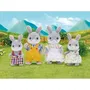 Sylvanian Families 4030 Famille Lapin Gris - Figurines Familles Sylvanian, Jouet Enfants 3 ans et plus, 4 Personnages