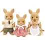 Sylvanian Families Famille Kangourou 5272 - 4 personnages figurines dont bébé dans poche - Jeu enfant dès 3 ans