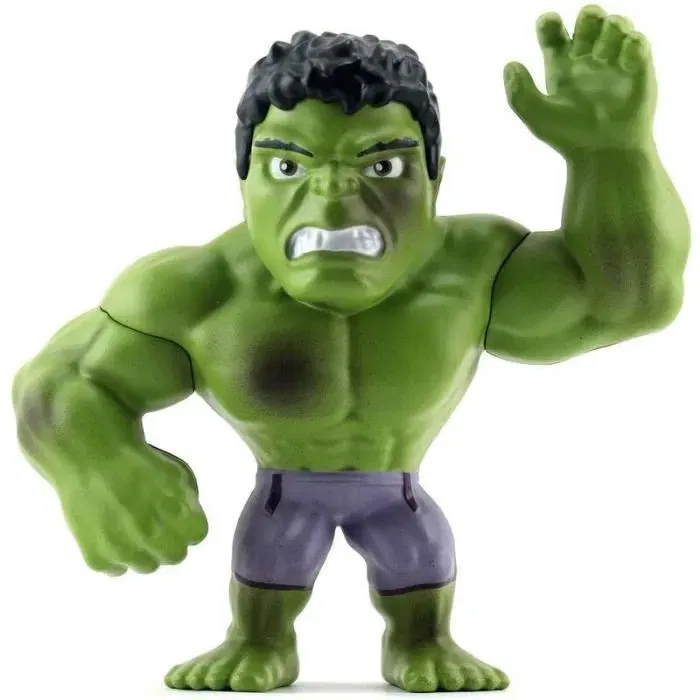 Figurine Hulk en métal 15cm Marvel - Collection de super-héros - Pour enfant à partir de 8 ans